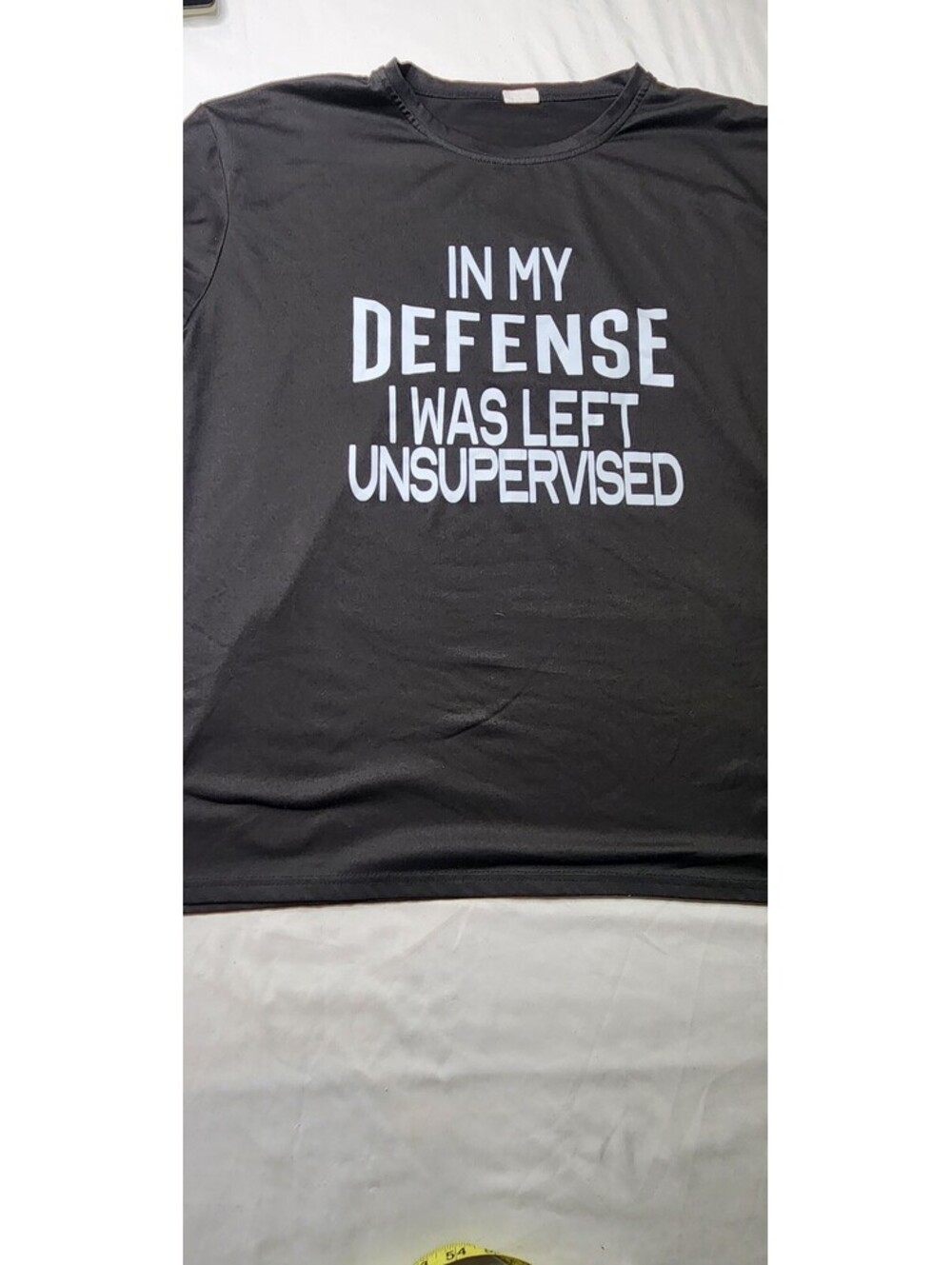 Gray graphic slogan T-shirt